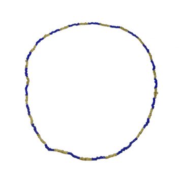 Ochosi Necklace 15", Set/12 (Blue/Honey)